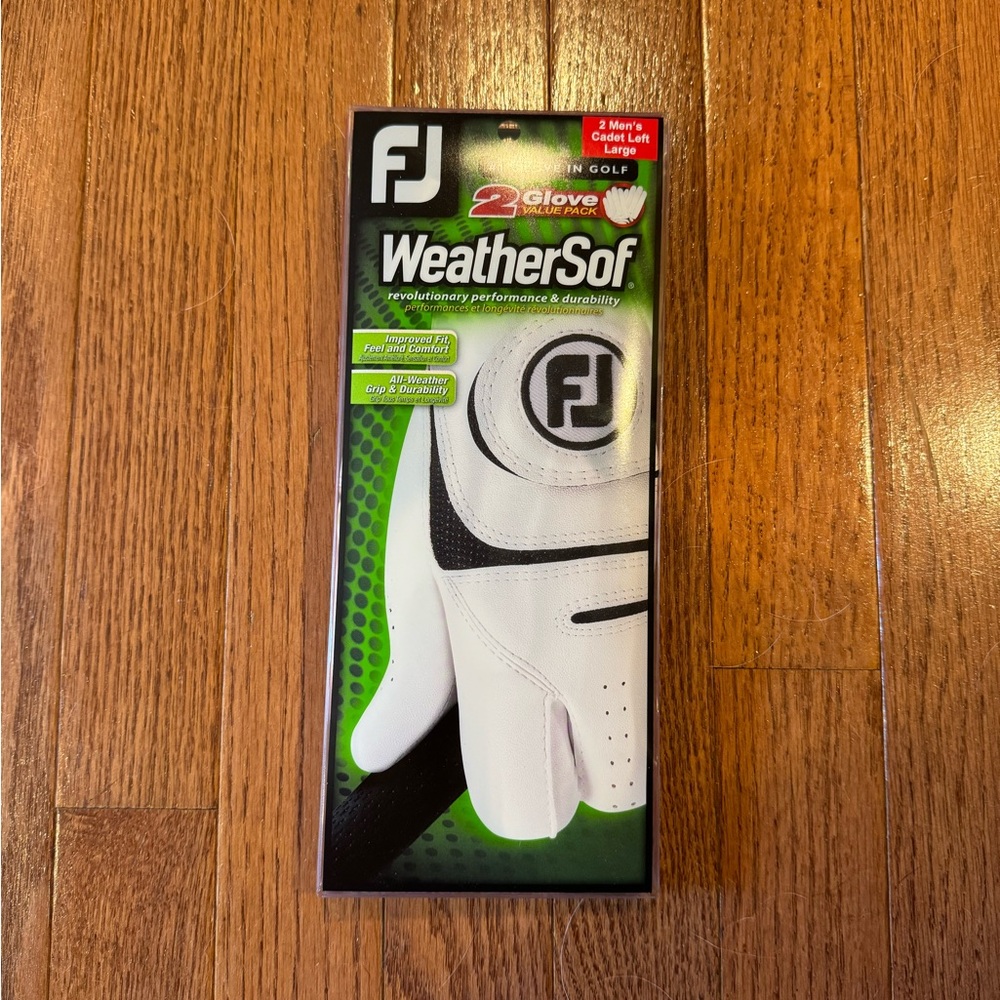 NWT FootJoy WeatherSof Glove (2 pack)